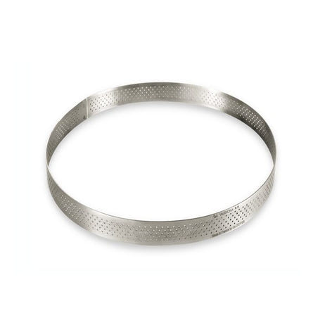 Cercle à tarte rond perforé 24,5 cm De Buyer - Mathon - 1