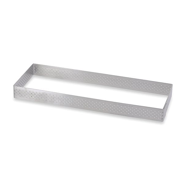 Cadre à tarte perforé rectangle 28 x 11 cm De Buyer - Mathon - 2