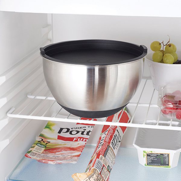 Lot 6 bols en inox gradués avec base silicone 10,5 à 24 cm Mathon - Mathon - 5