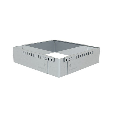 Cadre à entremets rectangulaire adaptable inox 21,5 cm De Buyer - Mathon - 1