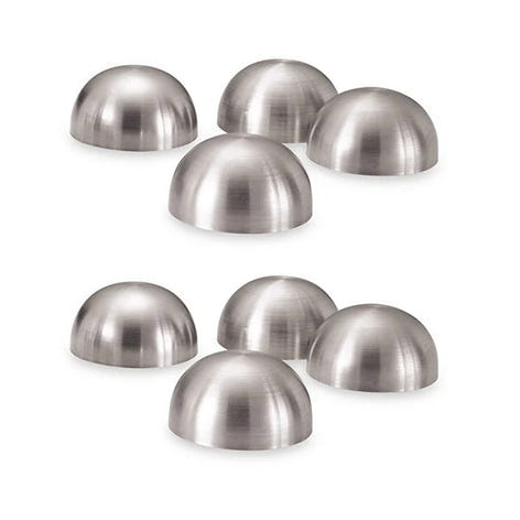 Lot de 8 moules demi-sphère en inox Mathon - Mathon - 1