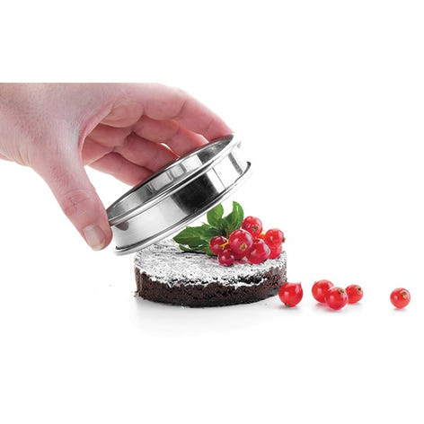 Lot de 2 cercles à tartelettes rond en inox 10 cm Lacor - Mathon - 2