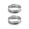 Lot de deux cercles à tartelette rond 8cm Lacor - Mathon - 1