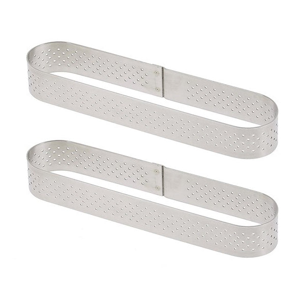 Lot de deux cercles perforé Oblong individuel De Buyer - Mathon - 1