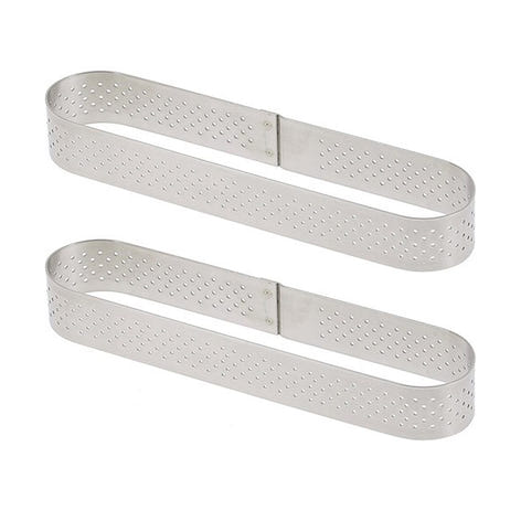 Lot de deux cercles perforé Oblong individuel De Buyer - Mathon - 1