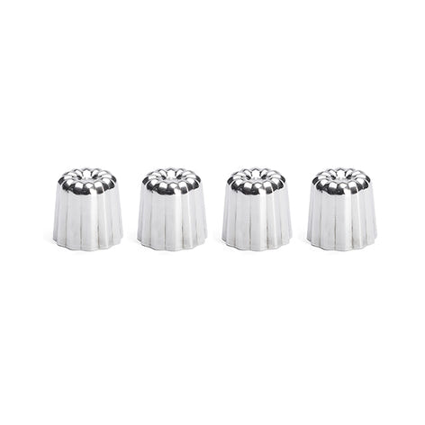 Lot 4 moules à canelés en inox Ø 3,5 cm De Buyer - Mathon - 1