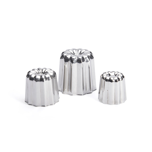 Lot 4 moules à canelés en inox Ø 4,5 cm De Buyer - Mathon - 2