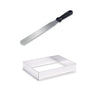 Lot rectangle à gâteau extensible et spatule à gâteaux Mathon - Mathon - 1