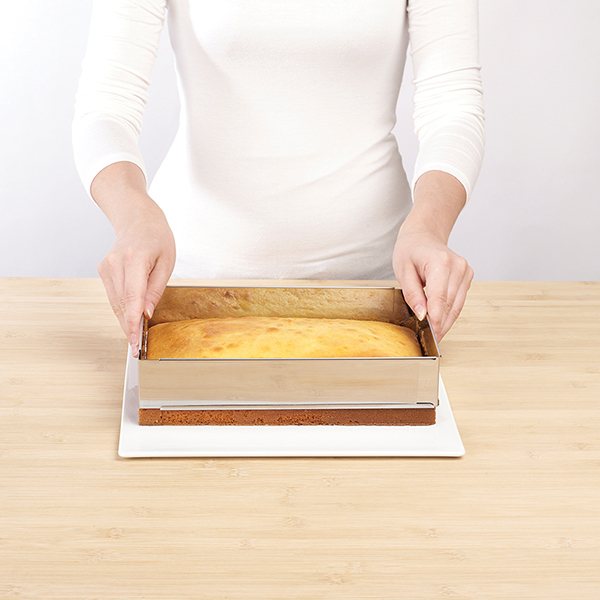 Lot rectangle à gâteau extensible et spatule à gâteaux Mathon - Mathon - 3