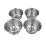 4 mini moules à savarin aluminium 8 cm - Mathon - 1