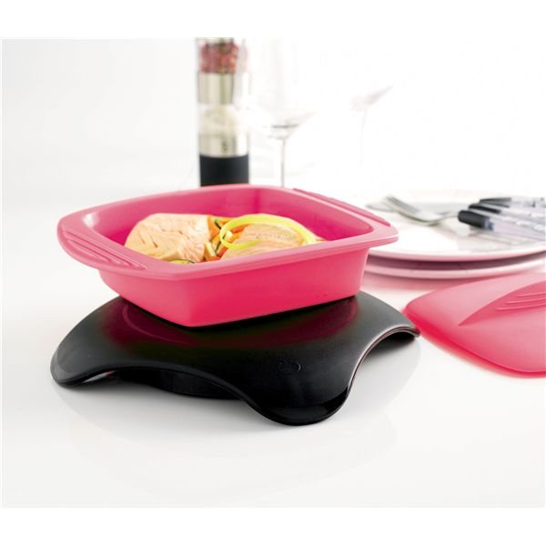 Chauffe plat micro ondable noir Mastrad - Mathon - 2