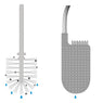 Brosse de toilette Flex Steel Joseph Joseph - Mathon - 5