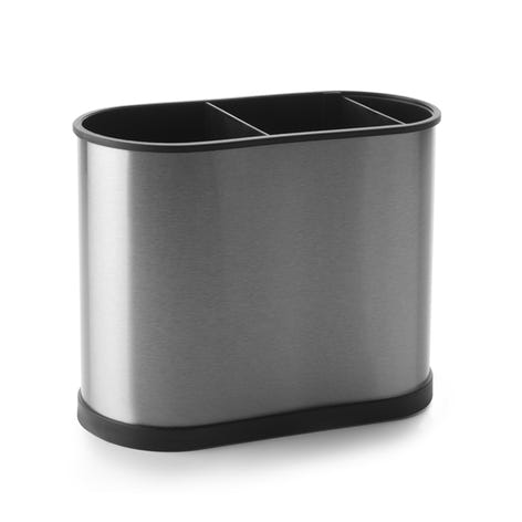 Porte-ustensiles rectangulaire 3 compartiments inox Ibili - Mathon - 2