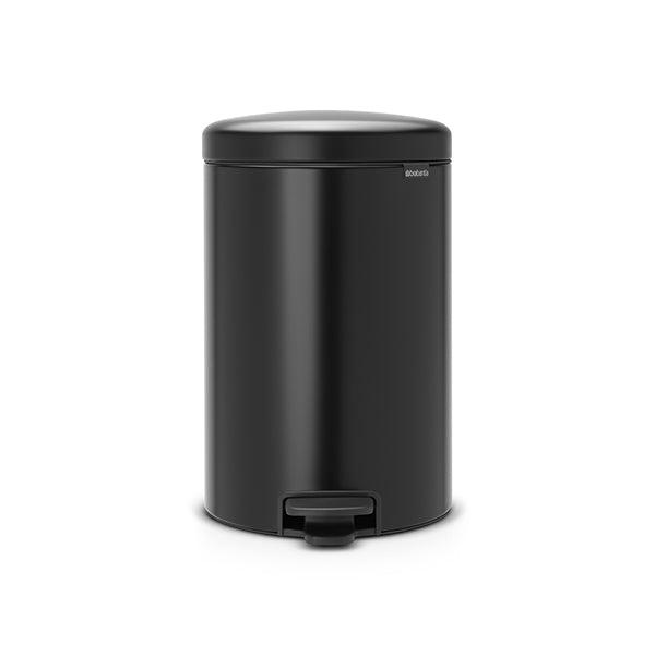 Poubelle ronde à pédale NewIcon 20 L noir  Brabantia - Mathon - 1