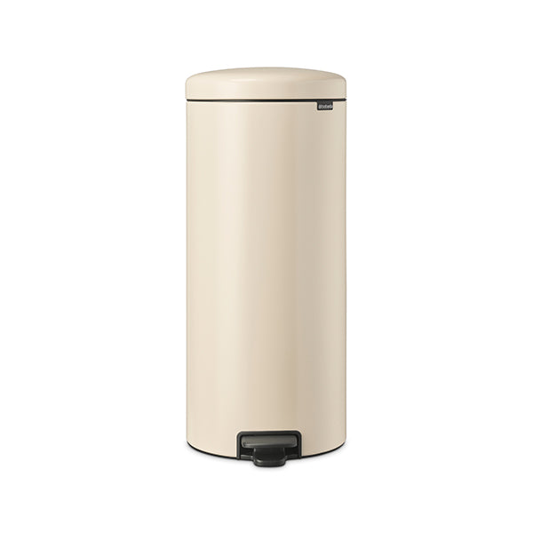 Poubelle ronde à pédale NewIcon beige 30 L  Brabantia - Mathon - 1