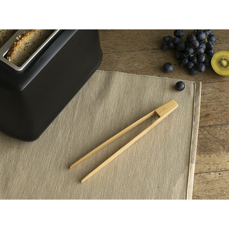 Pince à toast en bambou 24 cm Pebbly - Mathon - 2