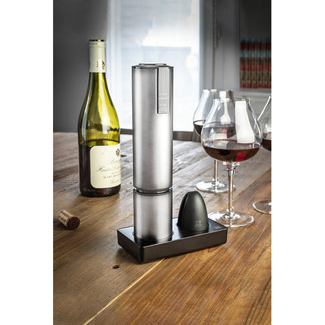 Tire-bouchon électrique rechargeable Elis Touch inox lithium ion Peugeot - Mathon - 2