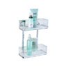 Étagère murale en acier inox Vacuum-Loc® Quadro 2 niveaux Wenko by Maximex - Mathon - 5