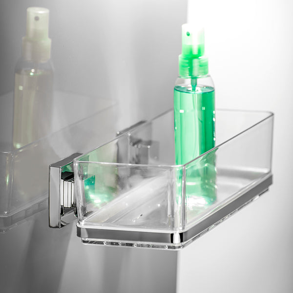 Étagère murale en acier inox Vacuum-Loc® Quadro Wenko by Maximex - Mathon - 3