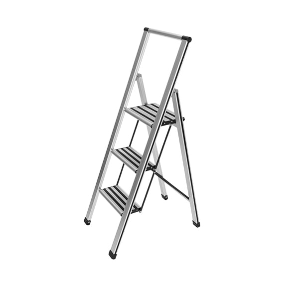 Escabeau pliable 3 marches anti-dérapantes Wenko by Maximex - Mathon - 2