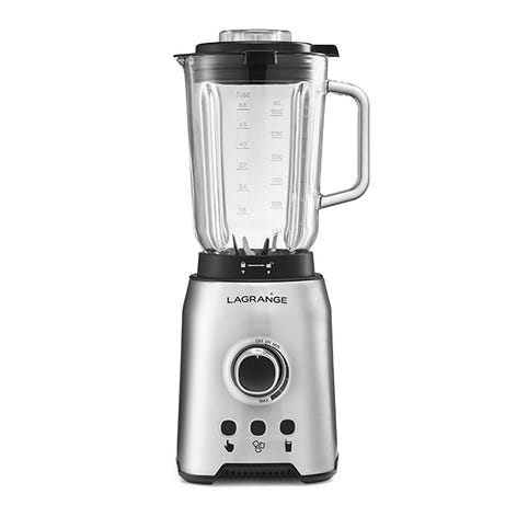 Blender inox avec bol en verre 2L 1200 W  Lagrange - Mathon - 1