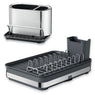 Lot égouttoir extensible 51 cm et organisateur d’évier en inox Mathon - Mathon - 1