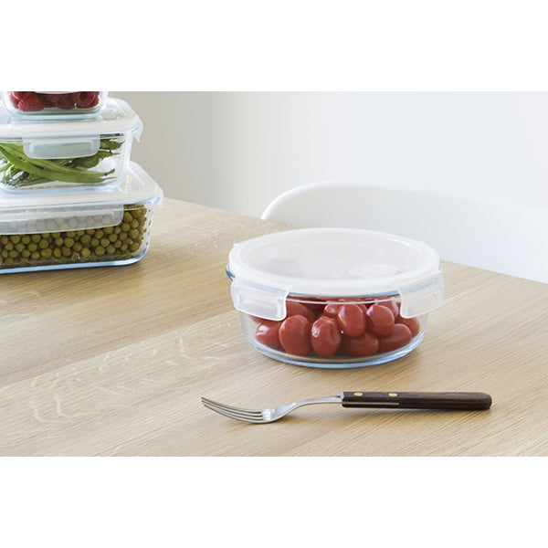 Plat boite ronde en verre 950 ml Pebbly - Mathon - 4