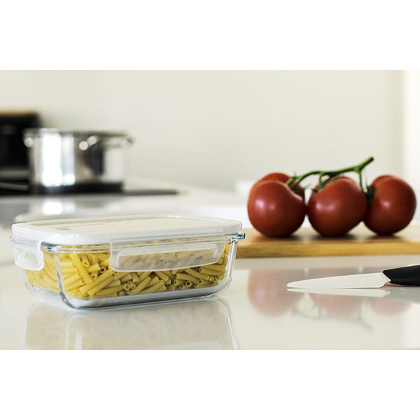 Boîte rectangulaire en verre 650 ml Pebbly - Mathon - 2