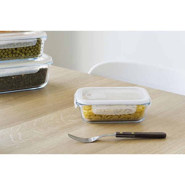 Boîte rectangulaire en verre 650 ml Pebbly - Mathon - 3