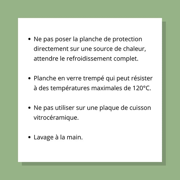 Planche en verre multifonctions 40 x 30 cm Pebbly - Mathon - 2