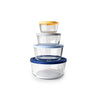 Set de 4 boîtes rondes en verre  Ibili - Mathon - 1