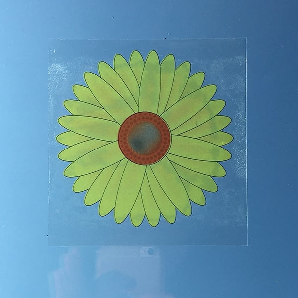 Set de 20 stickers attrape-mouches pour fenêtre Tournesol - Mathon - 1