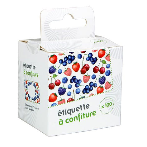 100 étiquettes à pots de confiture - Mathon - 1