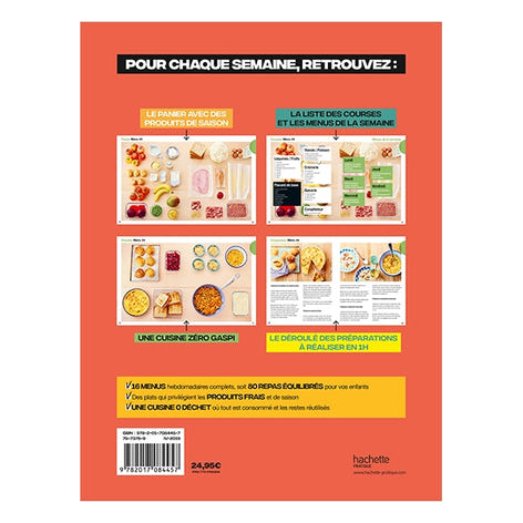 Livre En 1 h je cuisine les repas de mes enfants pour toute la semaine Hachette pratique - Mathon - 2