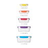 Set de 5 boites de conservation Nest Lock multicolores avec couvercles Joseph Joseph - Mathon - 3
