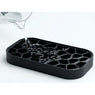 Moule et bac à glaçons Ice Box en silicone souple et plastique noir 132 glaçons Lékué - Mathon - 3