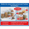 Set de 4 boîtes de conservation Wenko by Maximex - Mathon - 4