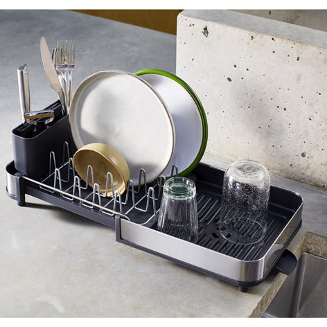 Egouttoir vaisselle compact et extensible en inox gris Extend™  Joseph Joseph - Mathon - 2