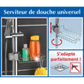 Etagère de douche inox 3 kg Wenko by Maximex - Mathon - 4
