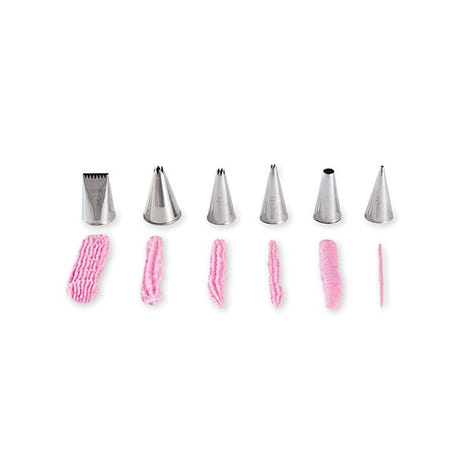 Assortiment 6 douilles inox De Buyer - Mathon - 1