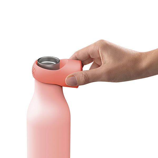 Bouteille isotherme isolée sous vide Loop 500 ml Corail mat Joseph Joseph - Mathon - 3