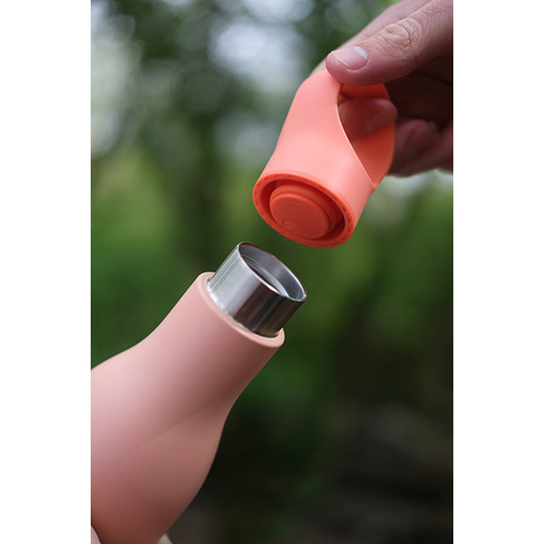 Bouteille isotherme isolée sous vide Loop 500 ml Corail mat Joseph Joseph - Mathon - 5