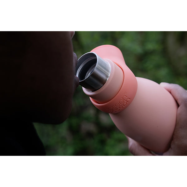 Bouteille isotherme isolée sous vide Loop 500 ml Corail mat Joseph Joseph - Mathon - 6