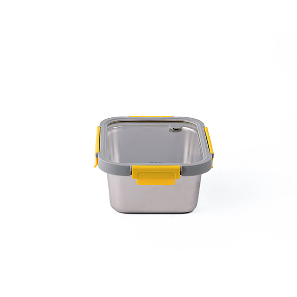 Boîte de conservation en inox rectangulaire 1780 ml compatible micro-ondes Pika - Mathon - 2
