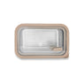 Lot 2 boîtes de conservation rectangulaires en inox avec couvercles en verre 1 L et 1,65 L compatibles micro-ondes  Mathon - Mathon - 2