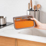 Boîte de conservation rectangulaire en inox avec couvercle en verre 700 ml compatible micro-ondes  Mathon - Mathon - 5
