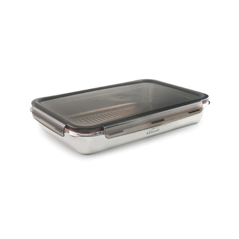 Récipient rectangulaire en acier inoxydable Ecoinox Pro 3,5 L Lacor - Mathon - 1