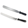 Lot Spatule longue coudée 30 cm + Spatule à gâteaux lame plate 26 cm - Mathon - 1