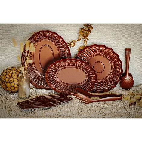 Corbeille ovale Vintage 30 cm cuivre  Roger Orfèvre - Mathon - 2