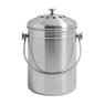 Seau à compost en inox 5 L avec filtres à charbon Mathon - Mathon - 2